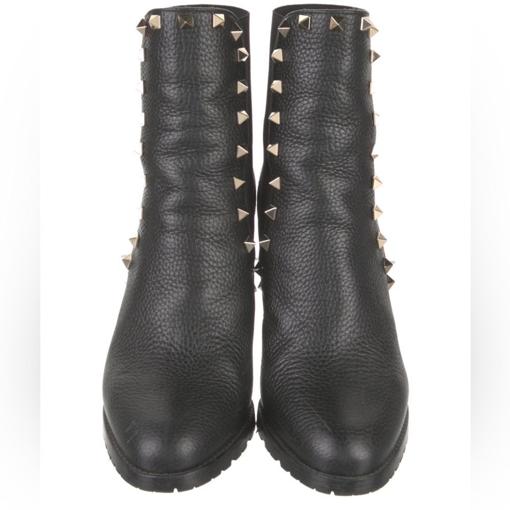 Authentic Valentino Leather Ankle Chelsea Boots
